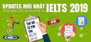 lệ phí thi IELTS 2019