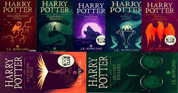 bộ truyện Harry Potter bản tiếng anh
