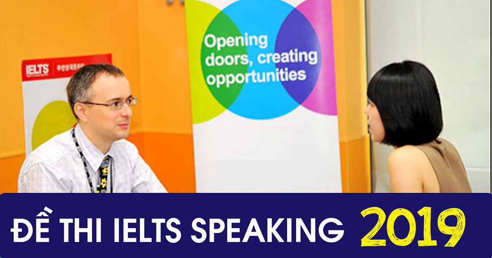 đề thi ielts speaking