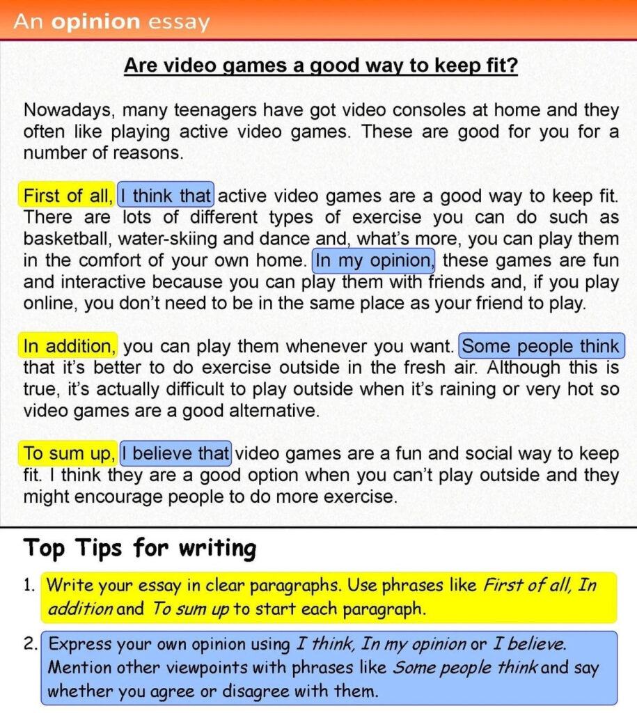 Các Bài Essay mẫu sử dụng từ nối - linking words hiệu quả