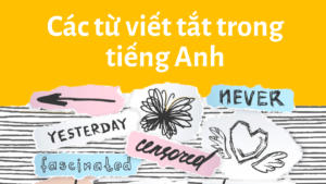 những từ viết tắt trong tiếng anh