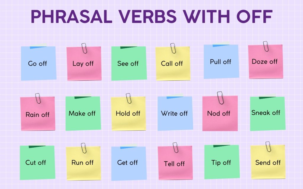 Phrasal Verbs with Off